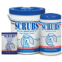 Scrubs Hand Cleaner Towels Одноразовые полотенца для очистки рук и инструмента