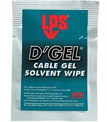 D'Gel Cable Gel Solvent Салфетки для очищения кабелей