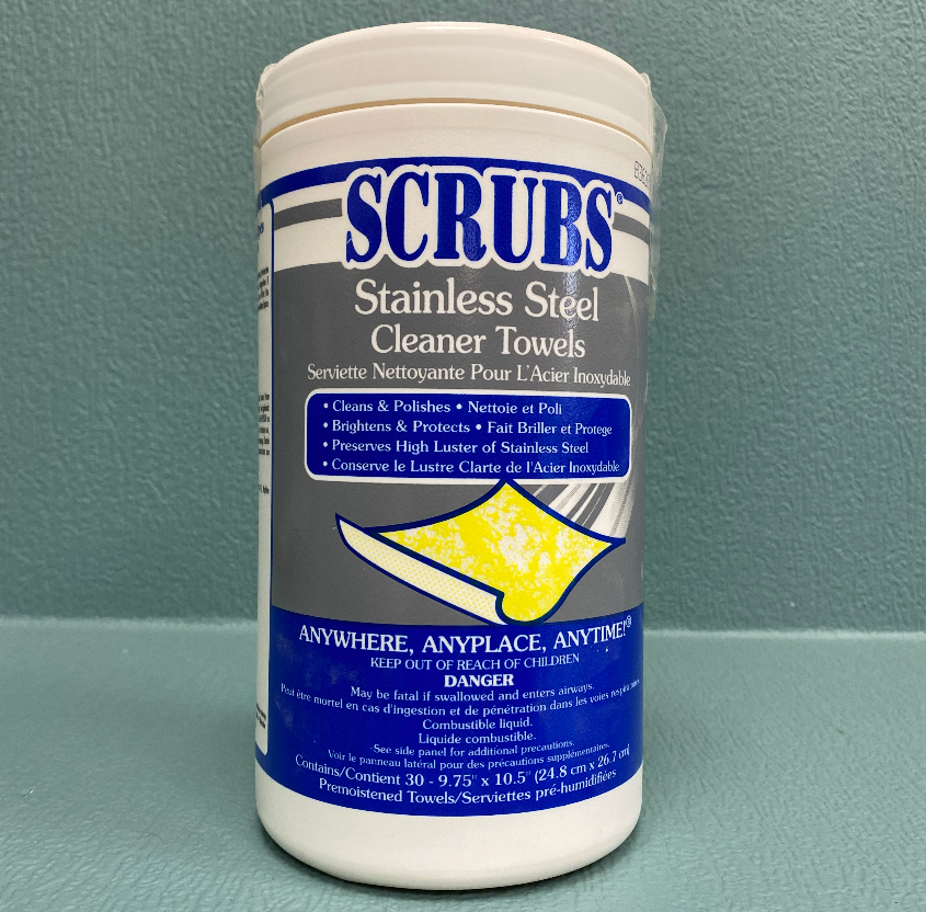 Scrubs Stainless Steel Cleaner Towel Салфетки для металлических поверхностей