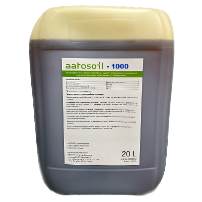 Aatosoil 1000 СОЖ водосмешиваемая для металлообработки. Не содержит хлор.