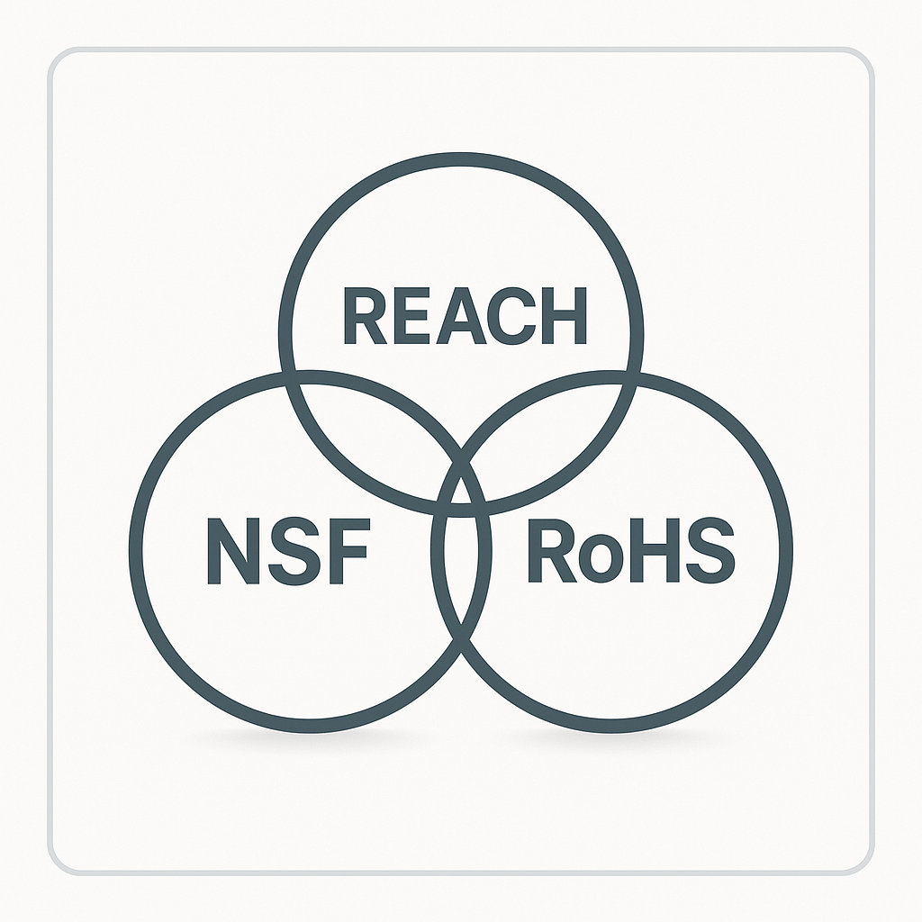 Как обеспечить соответствие NSF, REACH и RoHS в металлообработке?