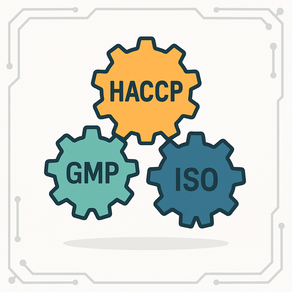 Интеграция HACCP, GMP и ISO в производстве электроники для обеспечения качества и безопасности