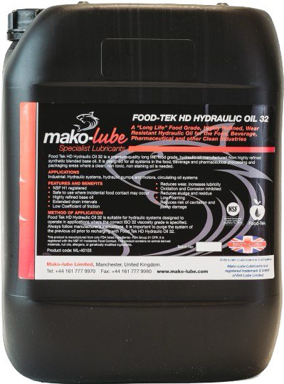 Food-Tek HD Hydraulic oil Масло для гидравлических систем
