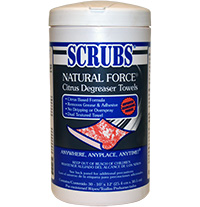 Scrubs Natural Force Citrus Degreaser Towels Салфетки с цитрусовым очистителем