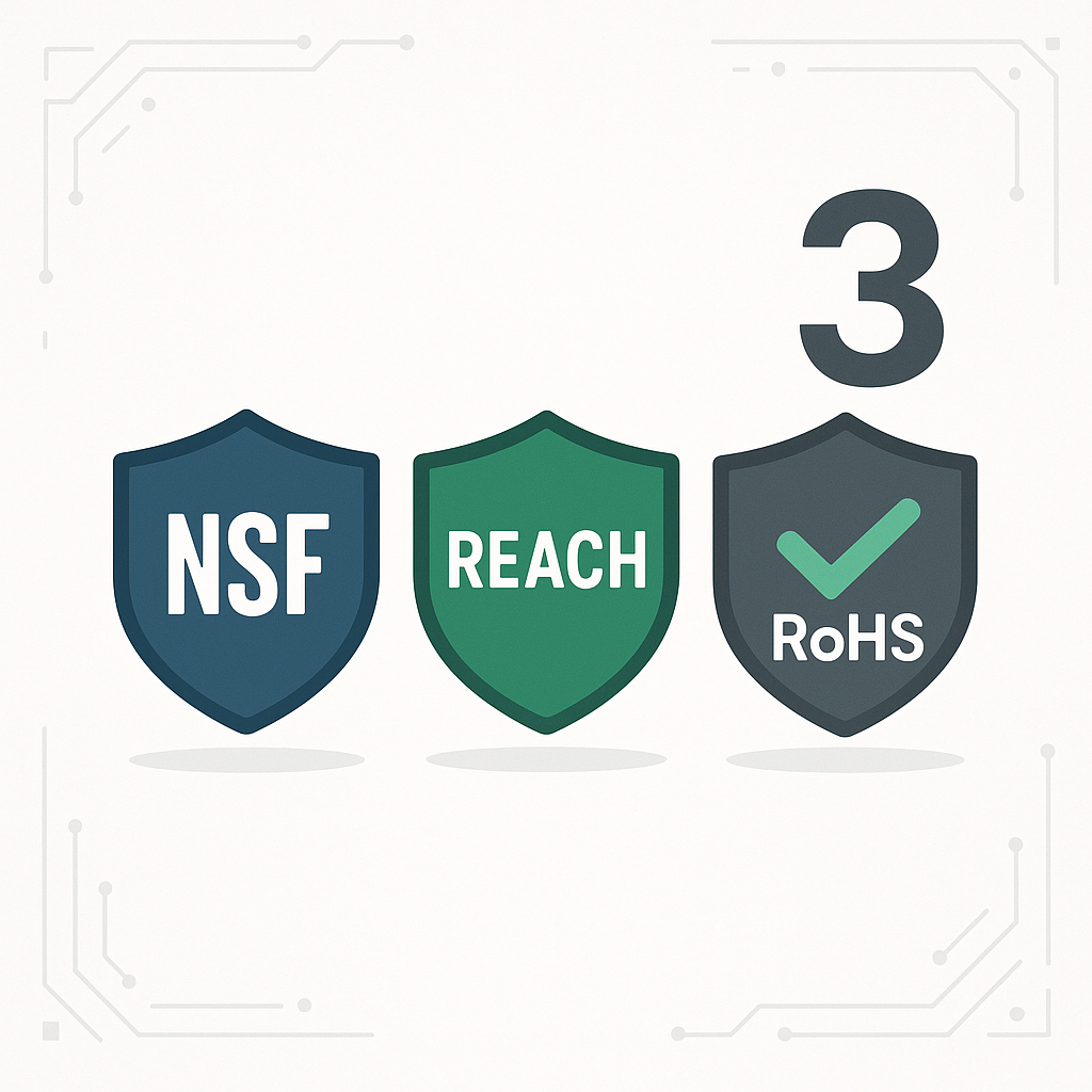 Понимание сертификатов NSF, REACH и RoHS для закупок в электронике