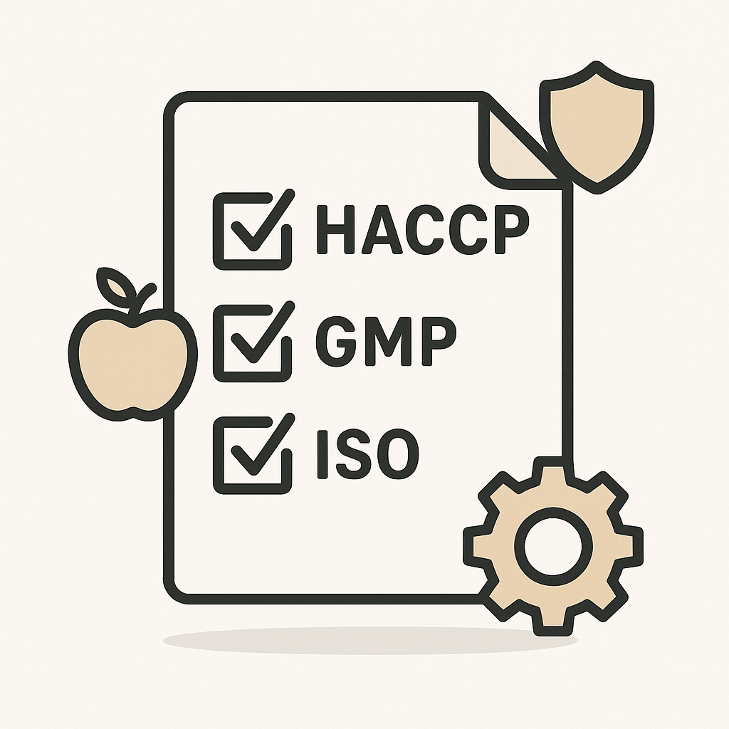 Как соблюдать стандарты HACCP, GMP и ISO в пищевой промышленности эффективно